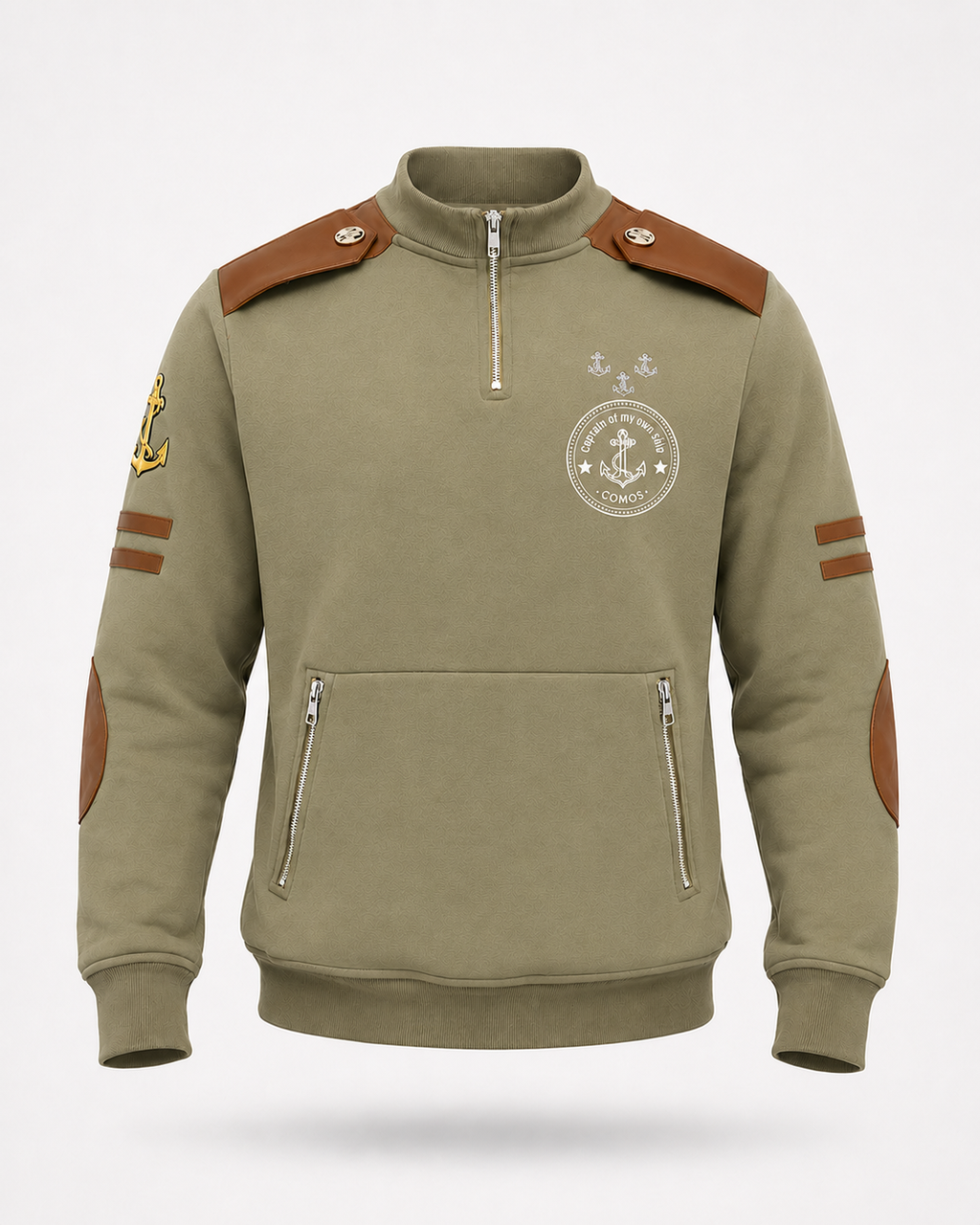 Voyager Quarter Zip Green view 1