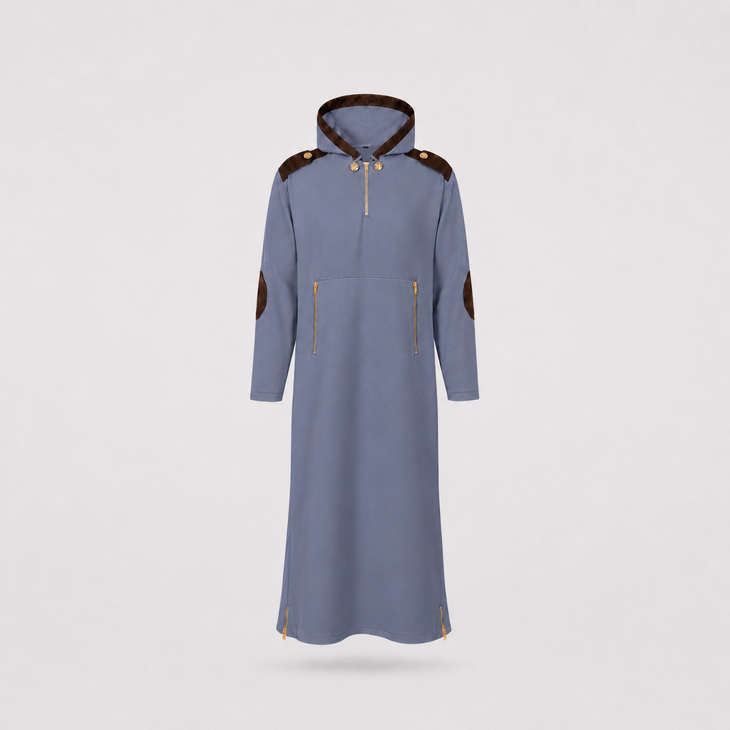 Hooded Thobe - Grey
