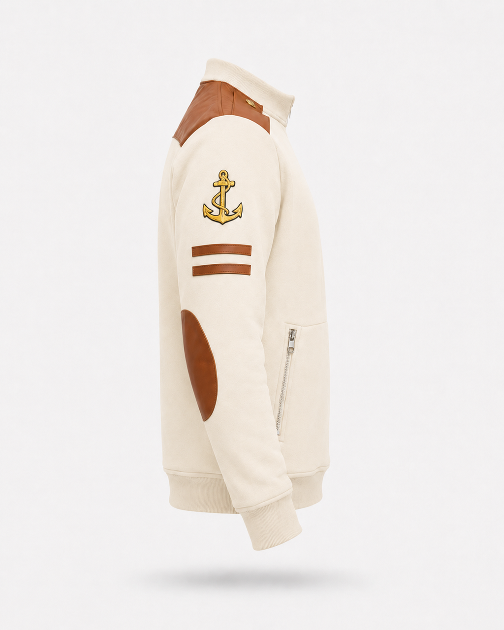 Voyager Quarter Zip Cream view 3