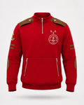 Voyager Quarter Zip Red view 1