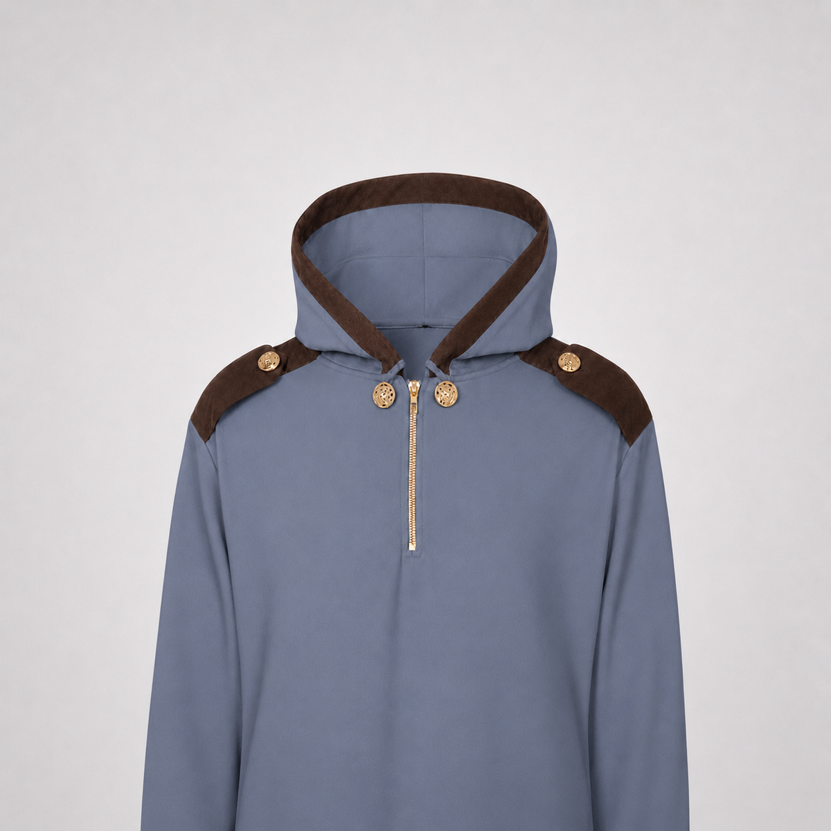 Hooded Thobe Grey view 5