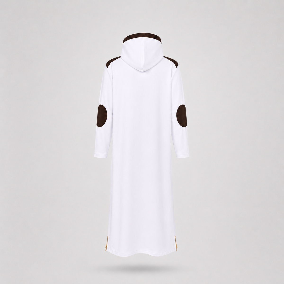 Hooded Thobe White view 4