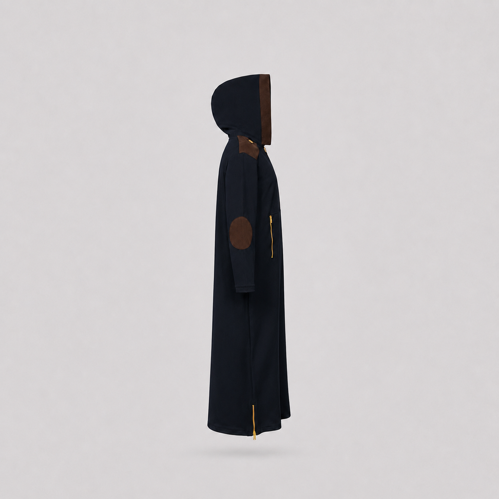 Hooded Thobe Black view 2