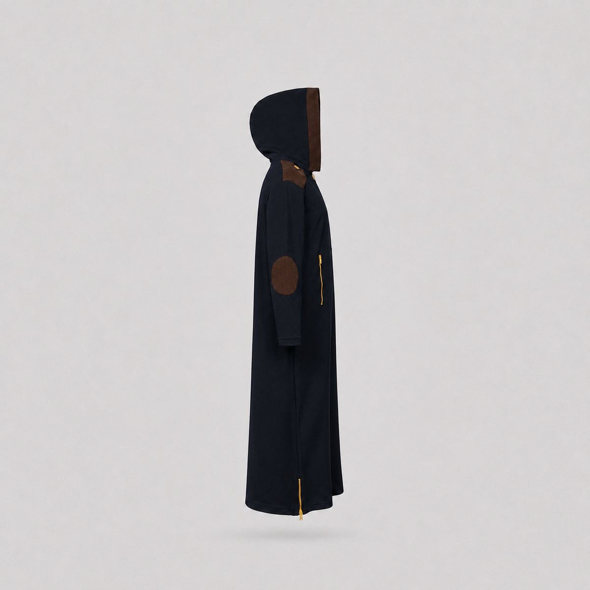 Hooded Thobe Black view 2