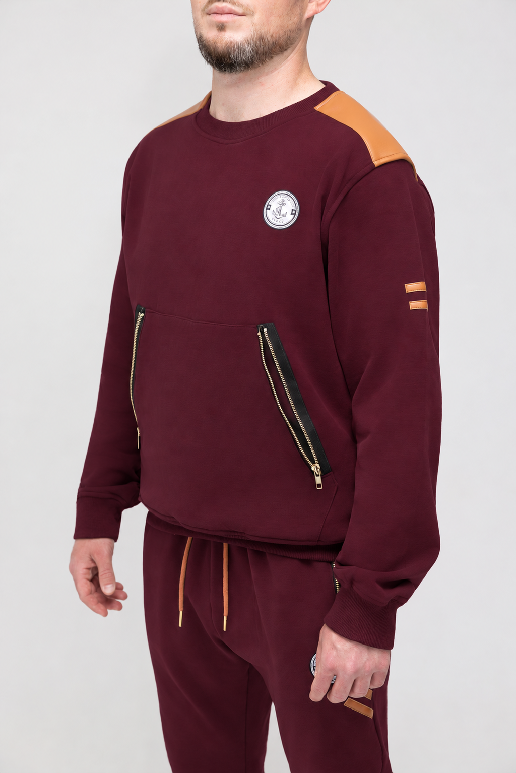 Voyager Sweat Suit Burgundy view 6