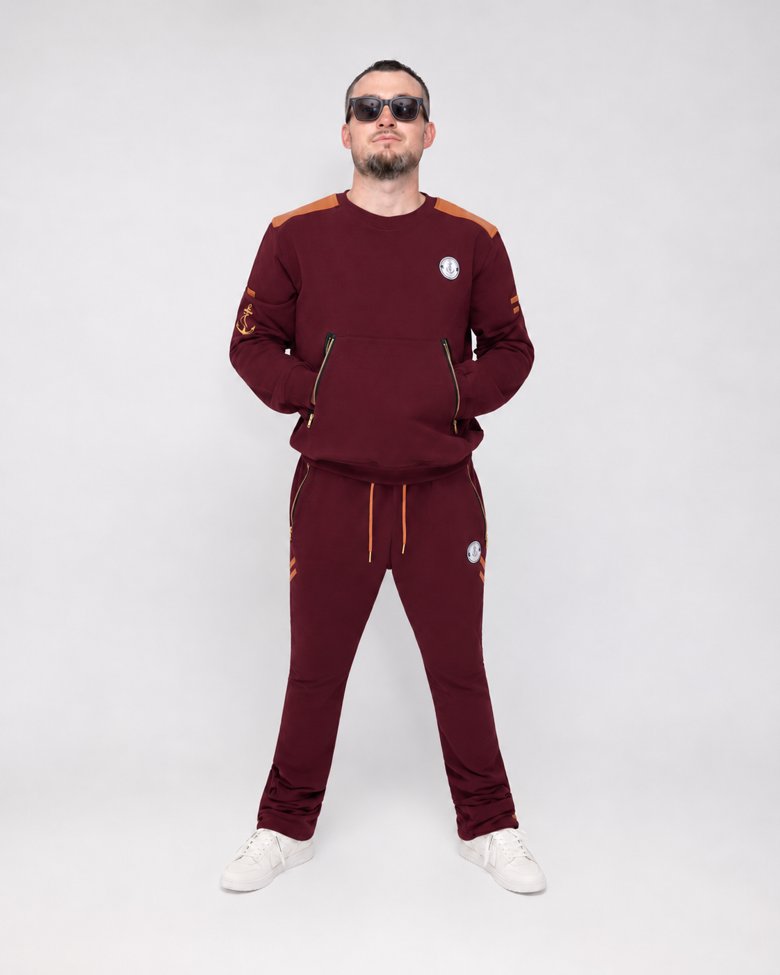 Voyager Sweat Suit Burgundy view 5