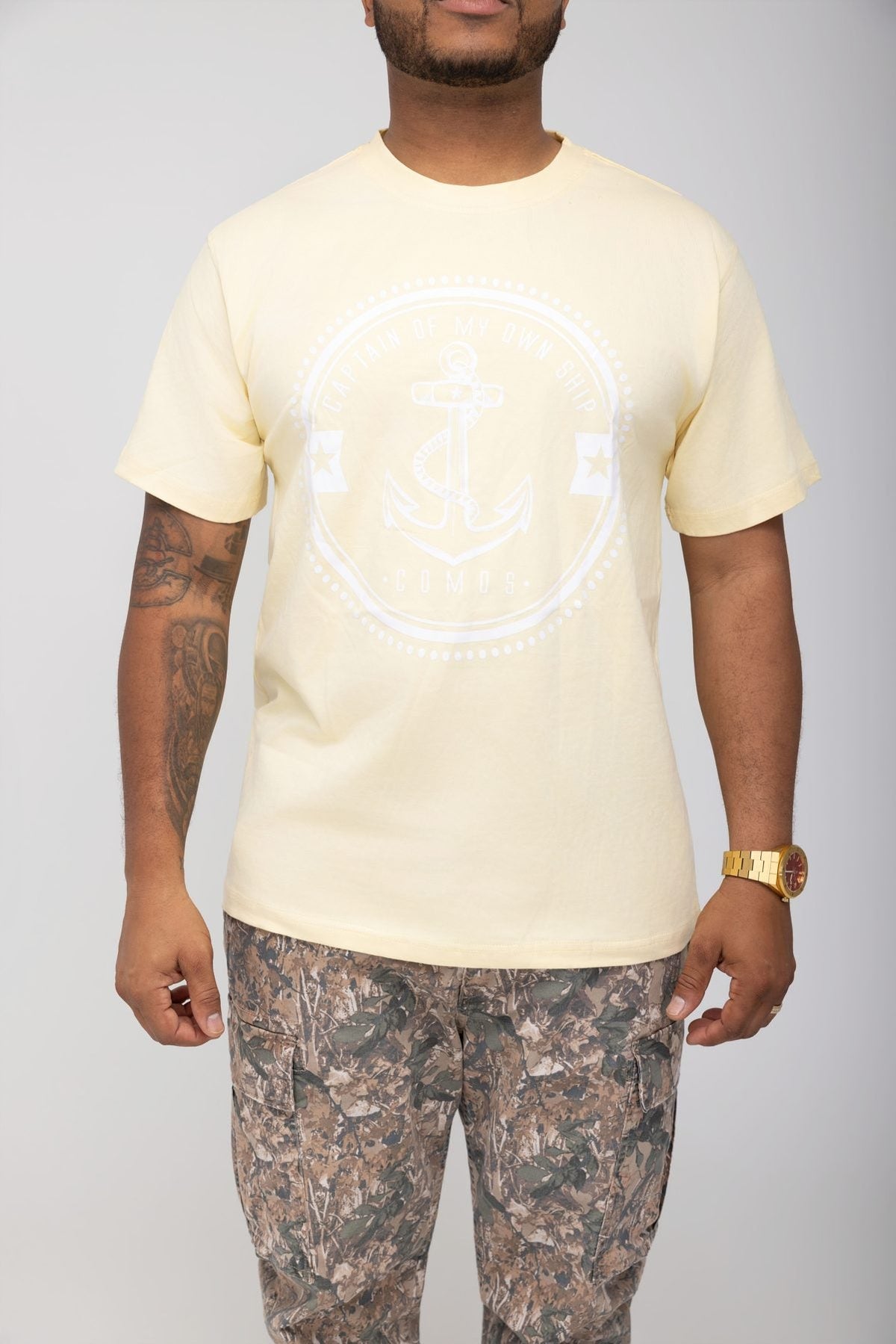 Voyager Tee Cream model photo 1